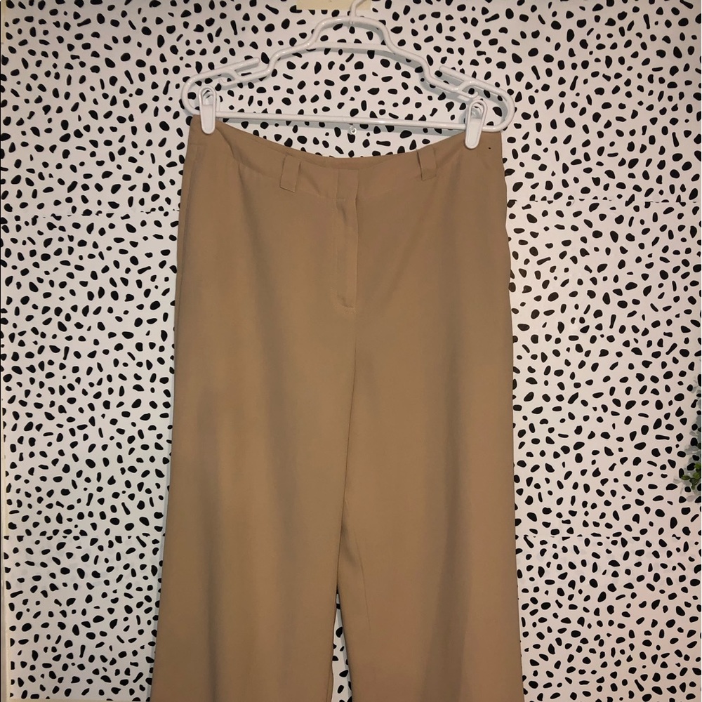 Wide Leg Khaki Pants